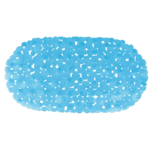 Spirella Suport antiderapant pentru cadă GALETS, albastru deschis, 99 x 39 cm