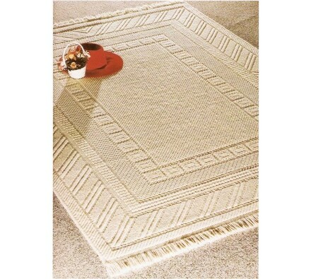 Vlněný koberec Merkur béžový, 135x200 cm