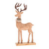 Vianočná dekorácia Jeleň z umelej kože 31 cm, var. I