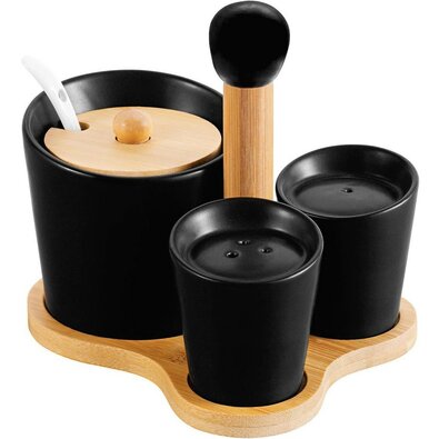 Set de condimente Florina Adria, negru