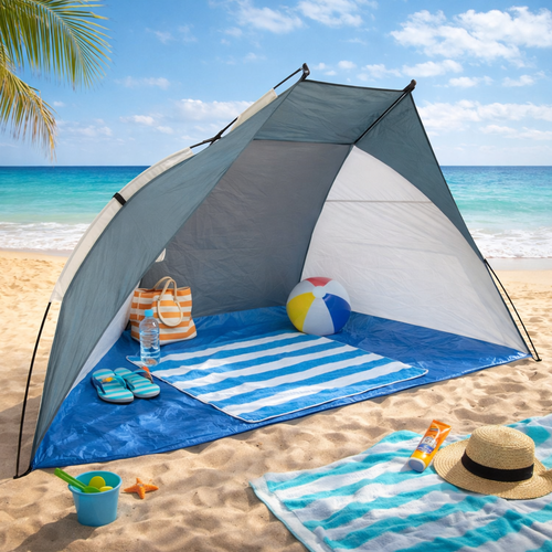 Cort de plajă Nawalla Coast, 200 x 100 x 105 cm