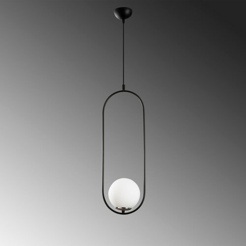 Lampa wisząca Mudoni - MR - 837, czarny-biały