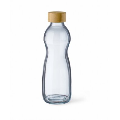 Simax 10100/LB Trinkflasche mit Bambusdeckel Pure Bottle 0,75 l