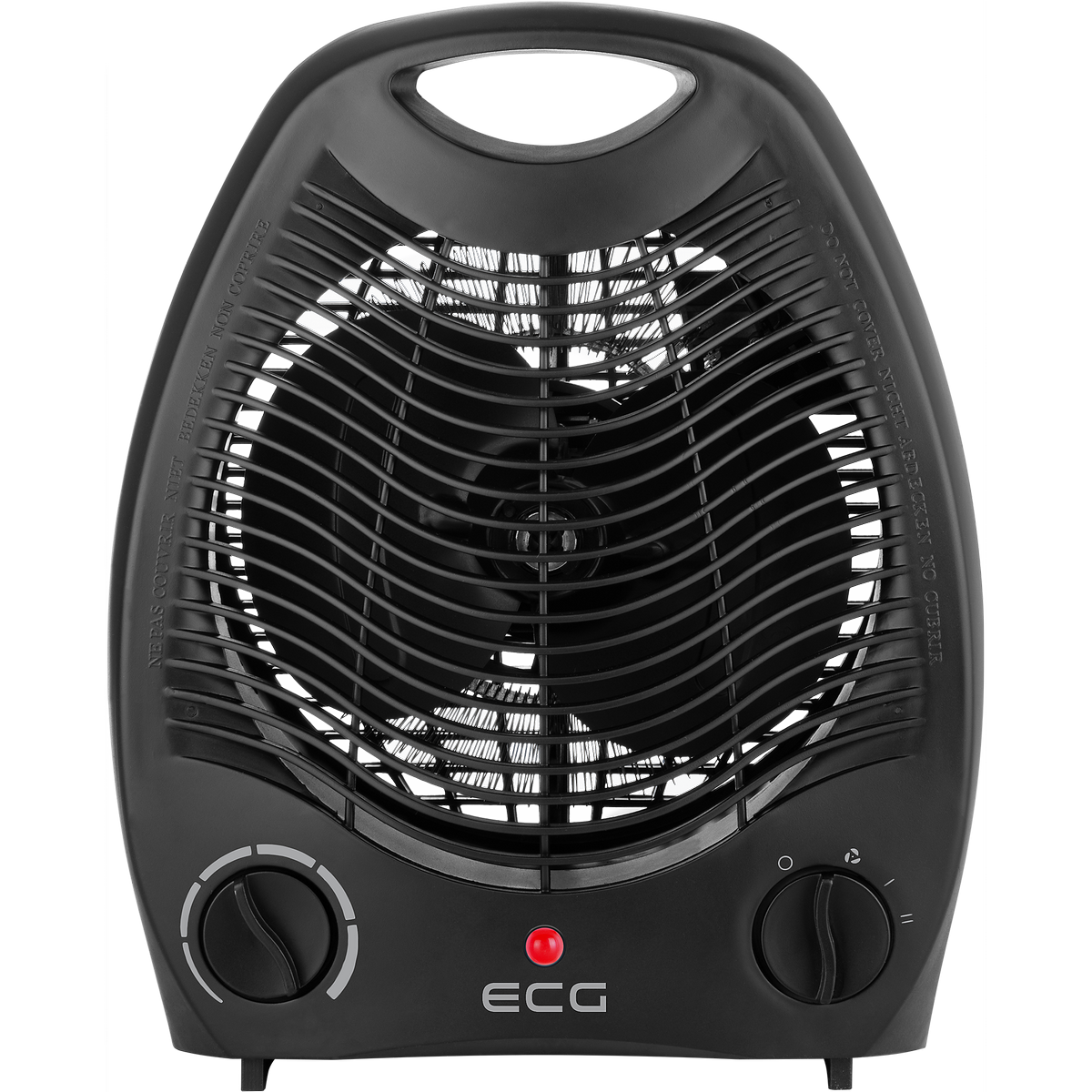 Obrázok ECG TV 3030 Heat R Black teplovzdušný ventilátor