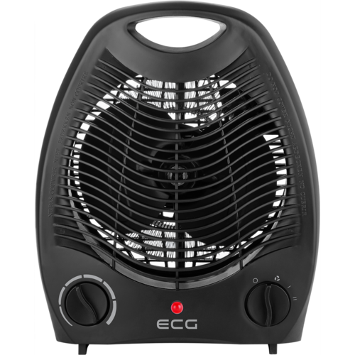 ECG TV 3030 Heat R Black meleg levegő ventilátorfekete