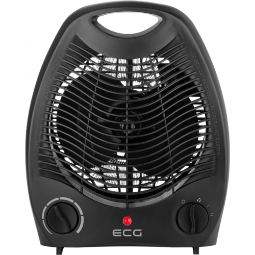 ECG TV 3030 Heat R Black teplovzdušný ventilátor, čierna