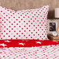 4Home Бавовняна постільна білизна Stars red, 220 x 200 см, 2 шт. 70 x 90 см