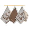 Bellatex Geschirrtuch Espresso, 50 x 70 cm, 3er-Set