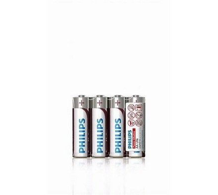 Alkalické baterie, 4 ks, Power Alkaline AA, Philip
