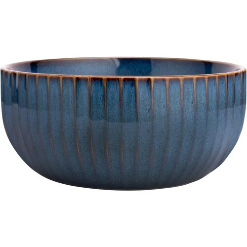 Altom Porcelanska skleda Reactive Stripes modra,15 cm