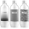 SodaStream-Flasche TriPack Schwarz&Weiß 1 lweiß + schwarz,