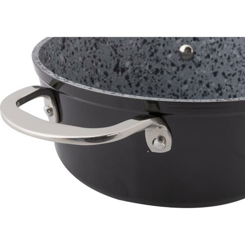 Lamart LT1254 garnek z pokrywką Granit, śr. 24 cm