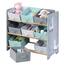 Kesper 17706 Kinderregal mit 9 Stoffboxen Lama, 65 x 60 x 30 cm