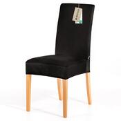 Restilo Napínací potah na židli Sento černá, 48 x 48 x 58 + 10 cm, sada 6 ks