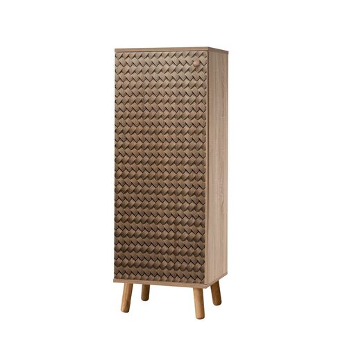 Mega Sonoma Oak Rattan cipősszekrény