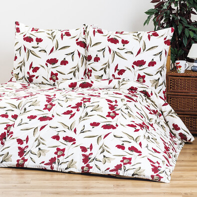 4Home pościel bawełniana Mak polny, 140 x 200 cm, 70 x 90 cm