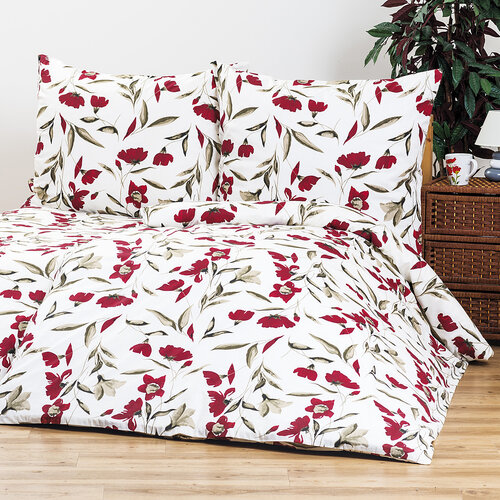 4Home pościel bawełniana Mak polny, 140 x 200 cm, 70 x 90 cm
