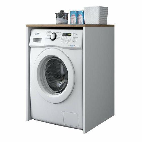 Dulap deasupra mașinii de spălat Duma White andWalnut