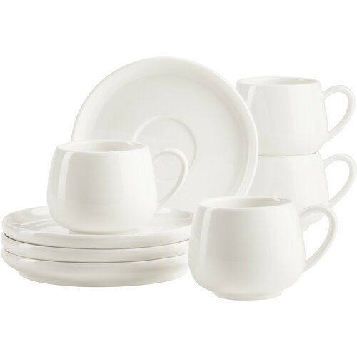 Mäser Set 4 skodelic za espresso s podstavki TAYA – 110 ml