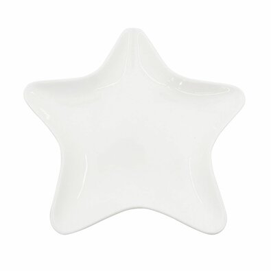 Altom Star porcelán tál, 19 x 18 x 2 cm, fehér