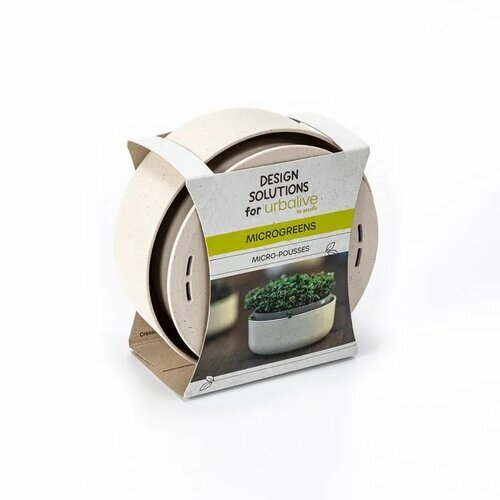 Plastia Microgreens, slonova kost z kavnimiusedlinami