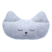 Polštářek Kočka Mazlík hnědá, 40 x 26 cm