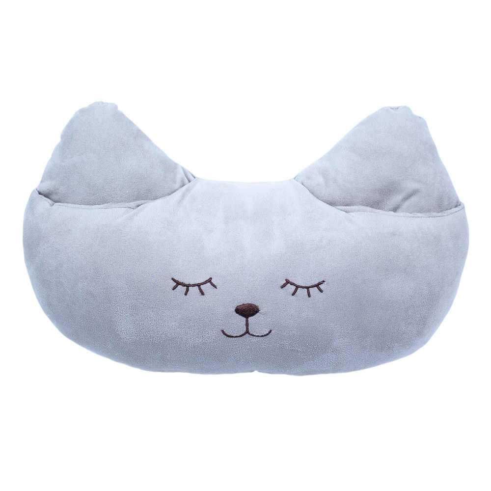 BO-MA Trading Vankúšik Mačka Mazlík hnedá, 40 x 26 cm