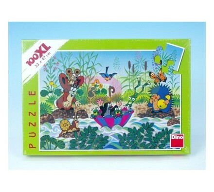 Puzzle Krtečkova plavba Dino Toys, 100XL dielikov, viacfarebná