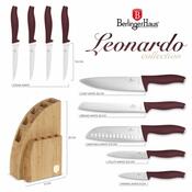 BerlingerHaus Sada nožů s bambusovým stojanem Leonardo, 10 ks