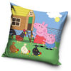 Dekokissenbezug Peppa Wutz a und Tommy Auf dem Bauernhof, 40 x 40 cm