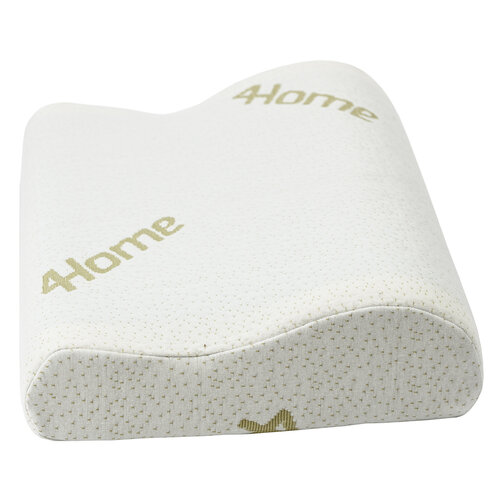 4Home Kissen aus Memory-Schaum Aloe Vera profiliert, 50 x 30 cm