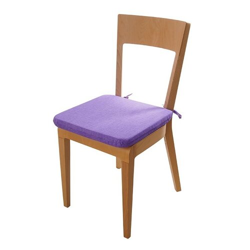 B.E.S. Petrovice Подушка для сидіння зі шнурками, фіолетовий, 40 x 40 см