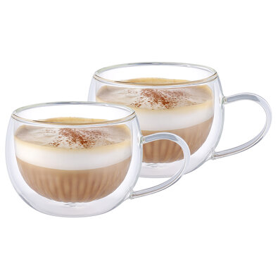4Home Termo pohár na cappuccino Hot&Cool 270 ml, 2 ks