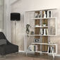 Knižnica Rain White Walnut