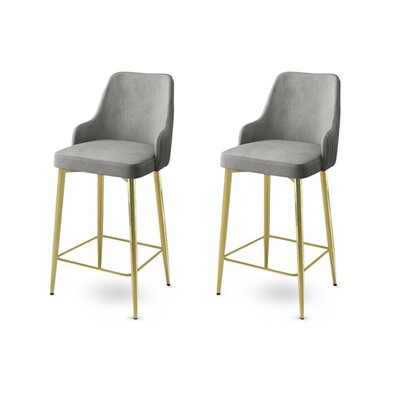 Enox Grey and Gold bárszék szett, 2 db