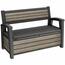 Keter Gartenbank Deco 227 l, hellbraun