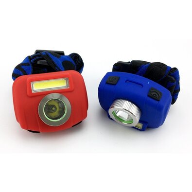 Konnoc LED + COB latarka czołowa