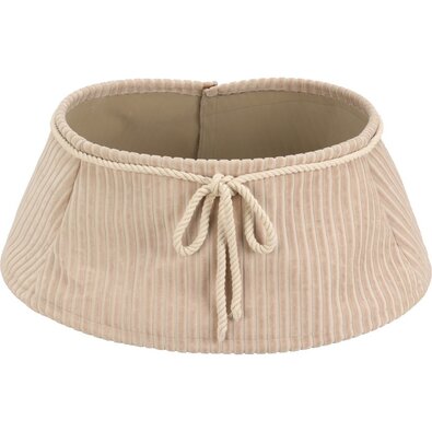 Textilbezug für Christbaumständer, Beige, 40 x 25 cm