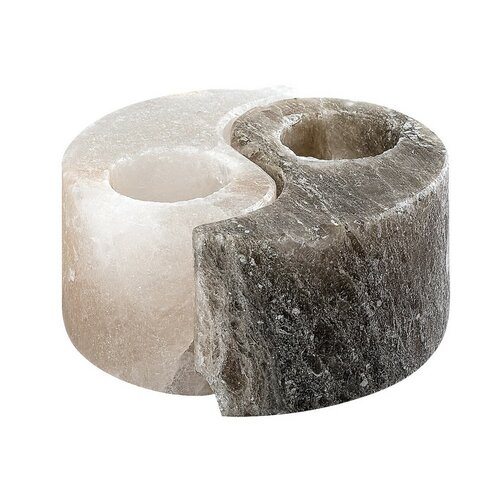 Rabalux 76034 świecznik solny Soluna, czarno-biały