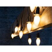 Łańcuch świetlny Szyszka, 20 żarówek LED Filament,czarny kabel, podstawowy