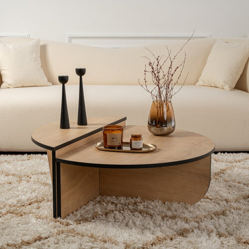 Couchtisch Orion Honey Oak Black