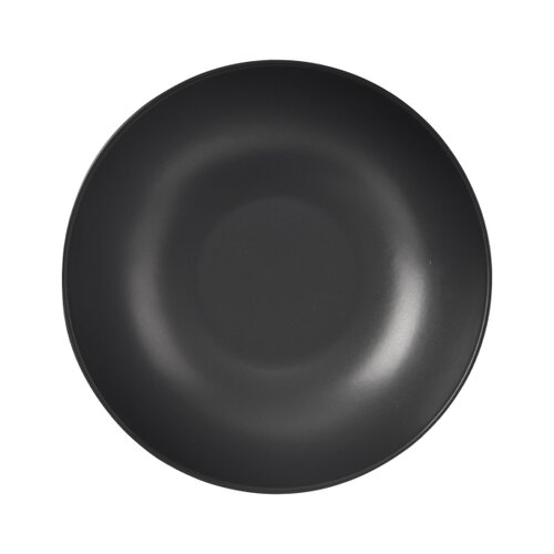 Orion Sada keramických hlbokých tanierov Alfa 20,5 cm, čierna, 6 ks