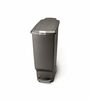 Simplehuman keskeny pedálos szemetes 40 l, szürke