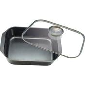 Elo 82840 Basic Bräter mit Glasdeckel und Aromagriff Raffinesse 40 x 26 cm
