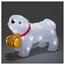 Decorațiune exterior Saint Bernard, cu temporizator, 32 LED