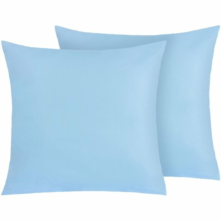 Bellatex Bavlněn&eacute; povlaky na pol&scaron;t&aacute;ř modr&aacute;, 45 &times; 45 cm, 2 ks, 45 x 45 cm