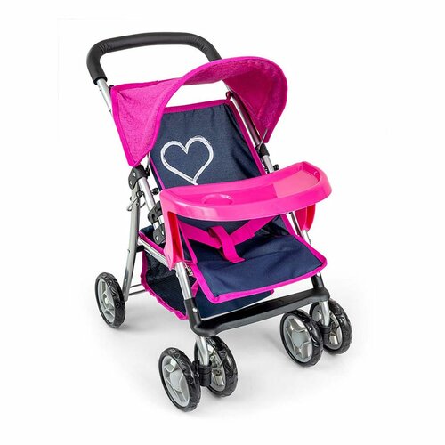 Milly Mally Dziecięcy wózek sportowy dla lalek Kate Prestige, różowy