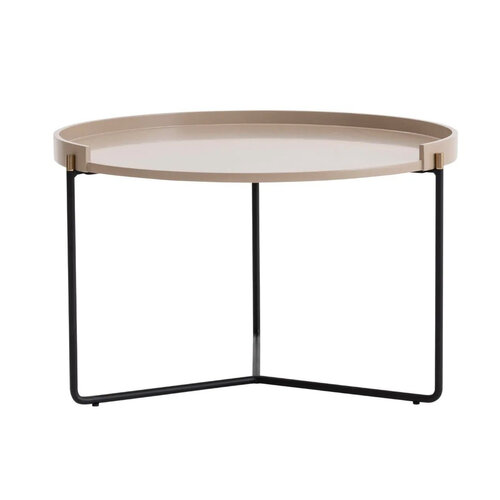 Skladací stôl Mandy Beige, 2 ks