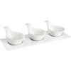 Lamart LT9218 4-delni servirni set skodelic Dine,34 x 12 cm