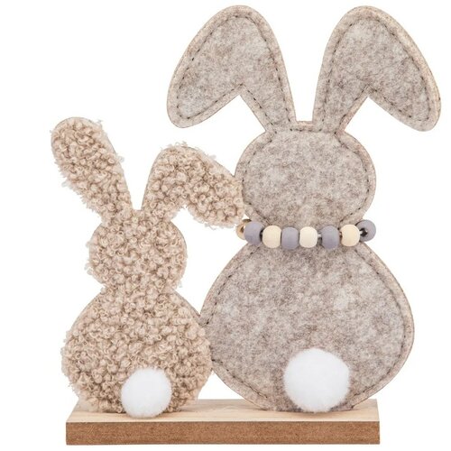 Altom Buklé szare króliczki, 13 x 4,5 x 17 cm